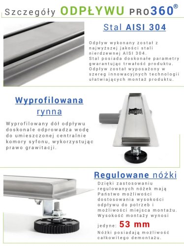 Трап для душа REA Pure Neo Pro 100 REA-G0989