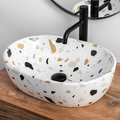 Умывальник REA Amelia Terazzo REA-U6593