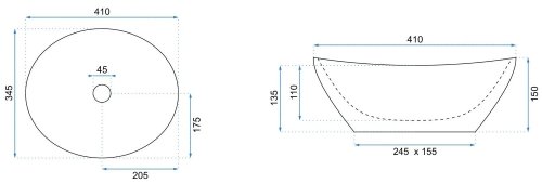 Умивальник REA Sofia Terazzo REA-U6932
