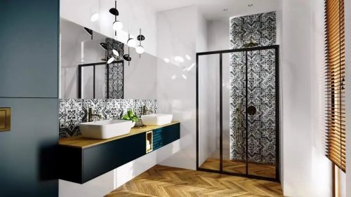 Душові двері REA Alex Black 100 REA-K9639