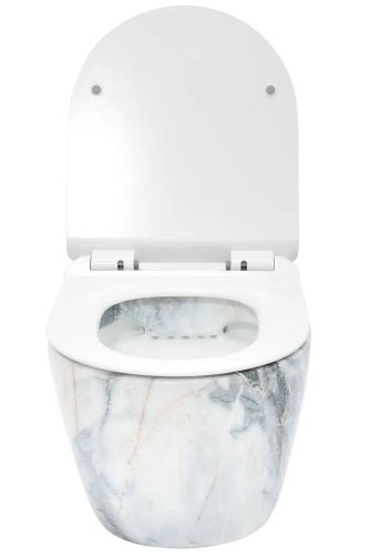 Подвесной унитаз REA Carlos Granit Shiny REA-C8002