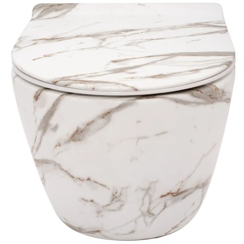 Подвесной унитаз REA Carlos Slim Lava Matt REA-C8004