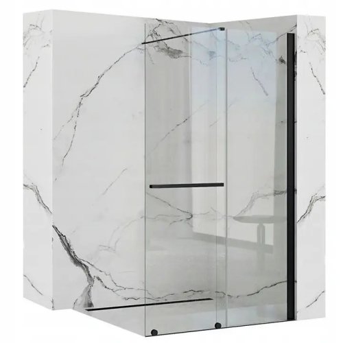 Душова стінка REA Cortis Black 100 REA-K7740