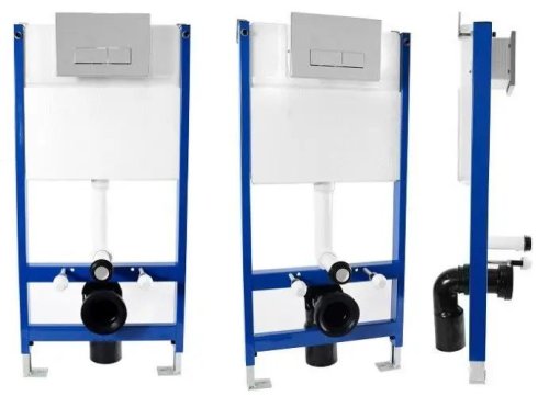 Инсталляция REA с золотой кнопкой F Light Gold REA-E9851