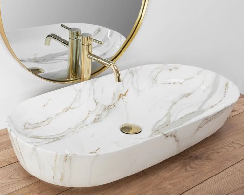 Умывальник REA Cleo 81 Shinny Aiax REA-U8404