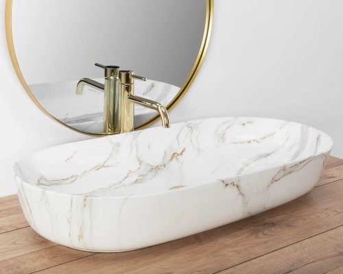 Умывальник REA Cleo 81 Shinny Aiax REA-U8404