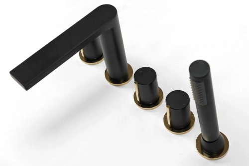 Смеситель для ванны REA Icon Black Matt REA-B3622