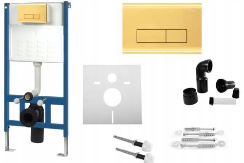 Кнопка смыва для инсталляции REA H Light Gold REA-E5692