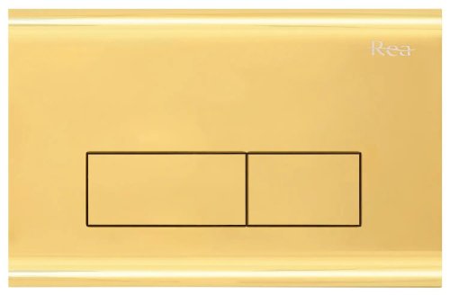 Інсталяція REA із золотою кнопкою H Light Gold REA-E9863