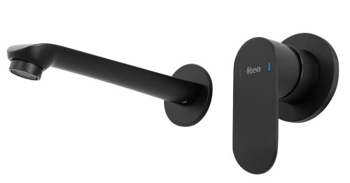 Смеситель скрытого монтажа REA Hyper Black + Box REA-B2061