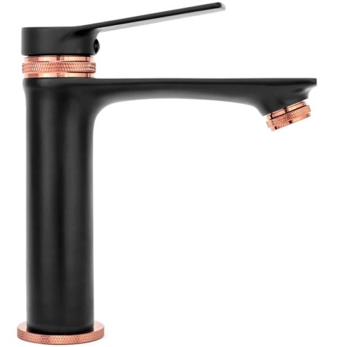 Смеситель для умывальника REA Viral Black Rose Gold REA-B2025