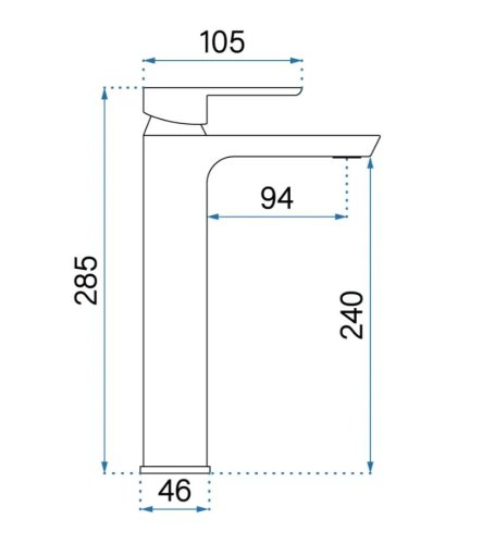 Смеситель для умывальника REA Argus Chrome REA-B6209