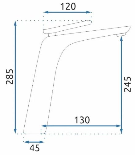 Смеситель для умывальника REA Jager Black REA-B5122