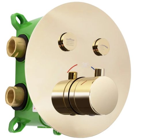 Душевая система REA Lungo Miler + Box L.Gold REA-P6714