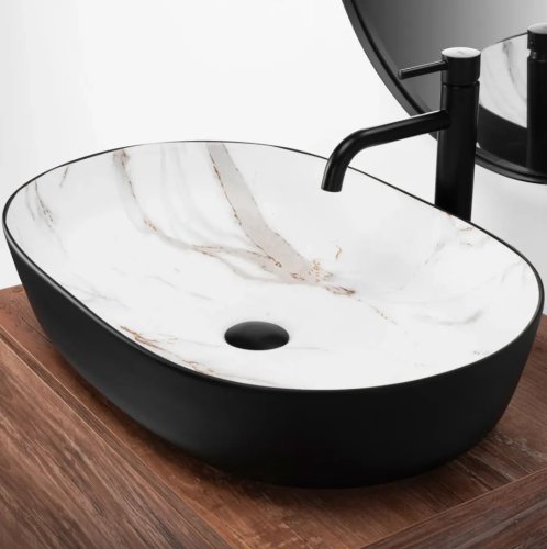 Умывальник REA Cleo 61 Black Aiax Matt REA-U6625