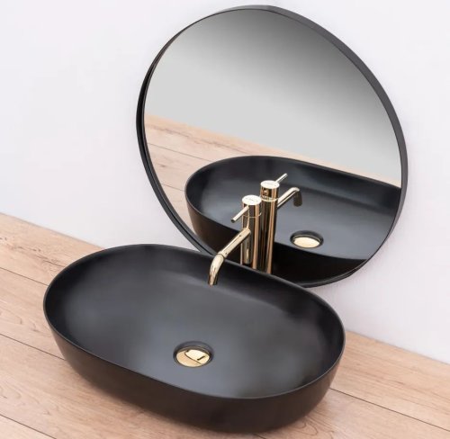 Умывальник REA Cleo Black Mat REA-U0035