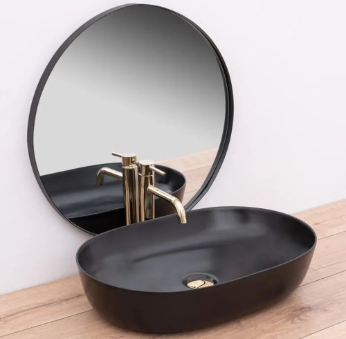Умывальник REA Cleo Black Mat REA-U0035