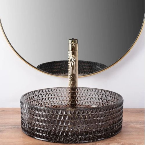 Умывальник REA Cristal Black REA-U9671