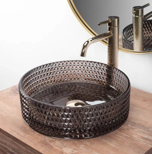 Умывальник REA Cristal Black REA-U9671