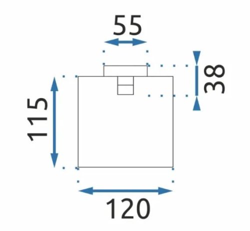 Держатель для туалетной бумаги REA Oste 05 Black REA-80045