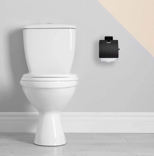 Держатель для туалетной бумаги REA Oste 05 Black REA-80045