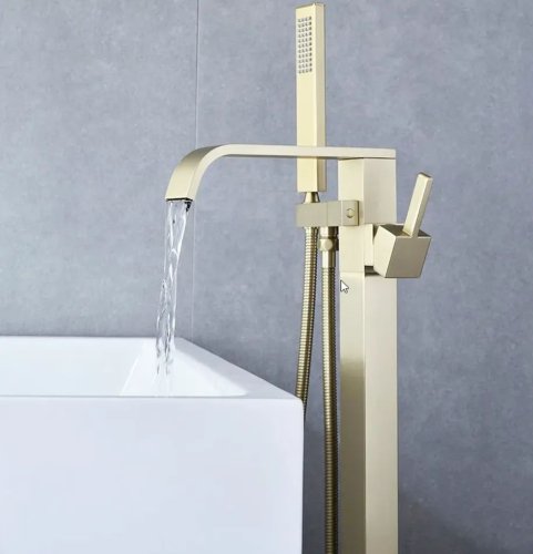 Смеситель для ванны REA Carat Brushed Gold REA-B6522