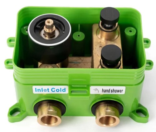 Душевая система REA Lungo Miler Brushed Gold + Box REA-P6716