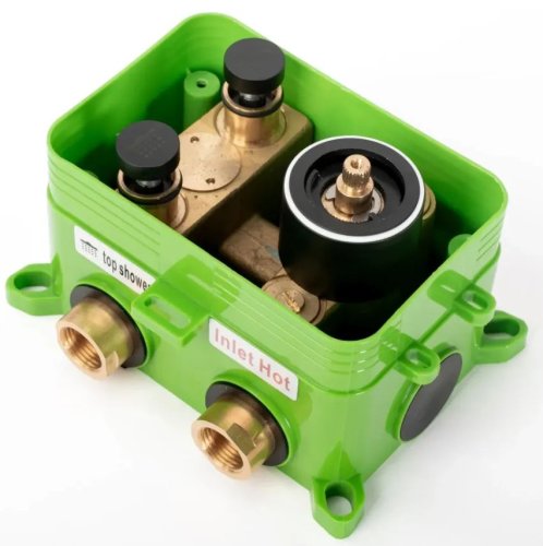 Душевая система REA Lungo Miler Brushed Gold + Box REA-P6716