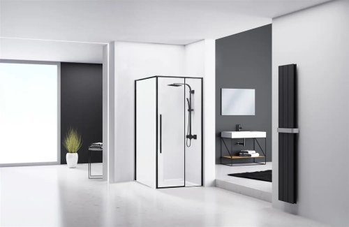 Душевая кабина REA Solar Black 90х90 REA-K6412
