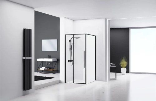 Душевая кабина REA Solar Black 90х90 REA-K6412