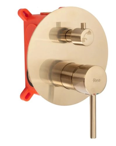 Душевая система REA Lungo Brushed Gold + Box REA-P6609