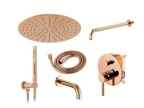 Душевая система REA Lungo Rose Gold + Box REA-P6610
