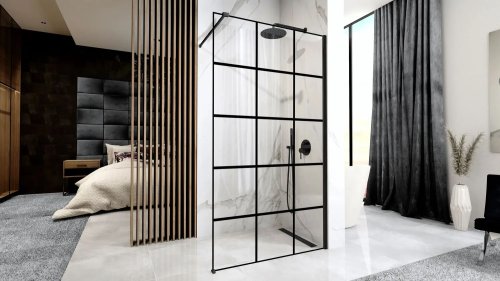 Душевая стенка REA BLER-1 120 REA-K7957