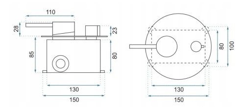 Душова система REA Lungo White Matt + Box REA-P6611