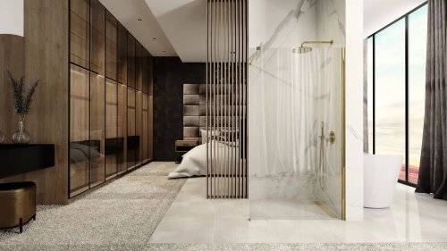 Душова стінка REA Aero Gold 90 REA-K8442