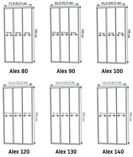 Душевые двери REA Alex 100 REA-K0546