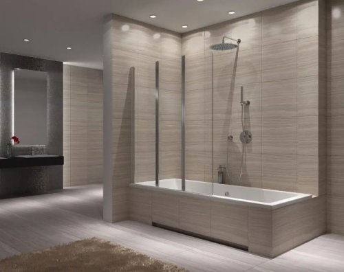 Шторка для ванны REA Agat-3 120 см REA-W0301