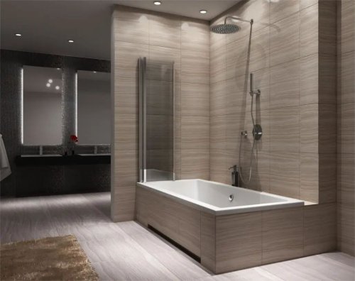 Шторка для ванны REA Agat-3 120 см REA-W0301