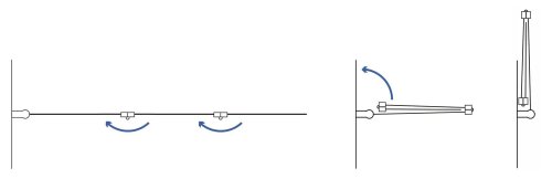 Шторка для ванны REA Agat-3 120 см REA-W0301