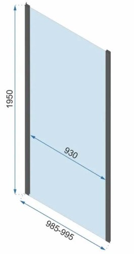Боковая стенка (модуль) REA Rapid 100x195 REA-K6423