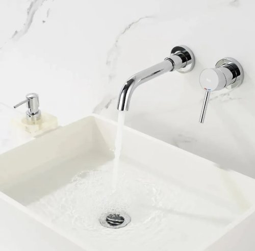 Смеситель скрытого монтажа REA Lungo Long Chrom + Box REA-B0369