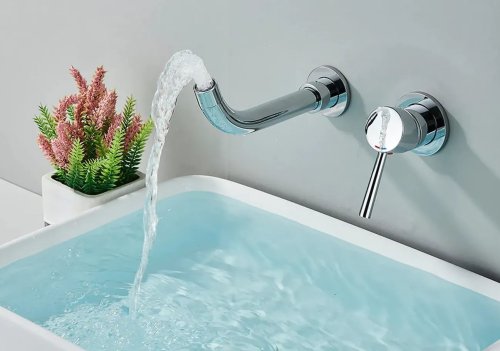 Смеситель скрытого монтажа REA Lungo Long Chrom + Box REA-B0369