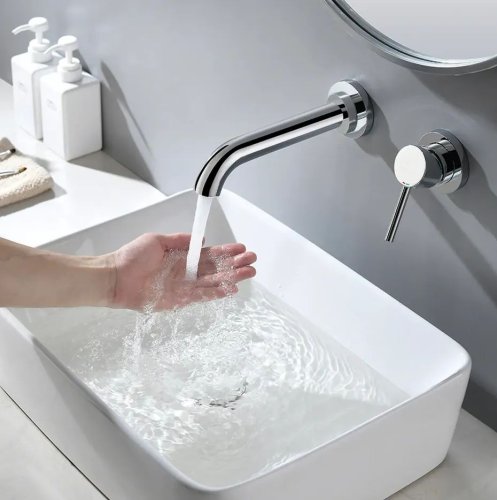 Смеситель скрытого монтажа REA Lungo Long Chrom + Box REA-B0369