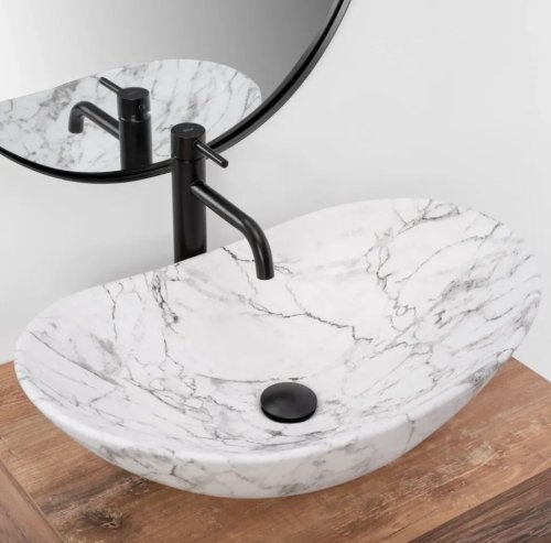 Умывальник REA Royal Statuario Marble Matt REA-U8010