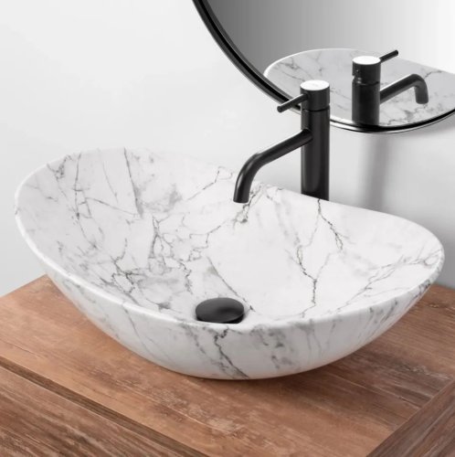 Умывальник REA Royal Statuario Marble Matt REA-U8010