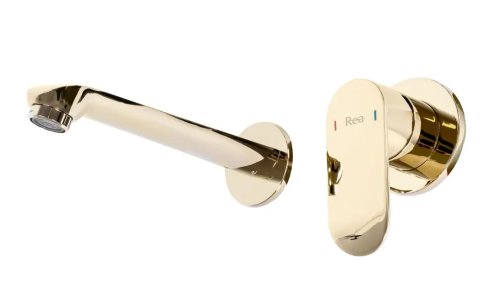 Смеситель скрытого монтажа REA Hyper Gold + Box REA-B2060