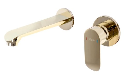 Смеситель скрытого монтажа REA Hyper Gold + Box REA-B2060