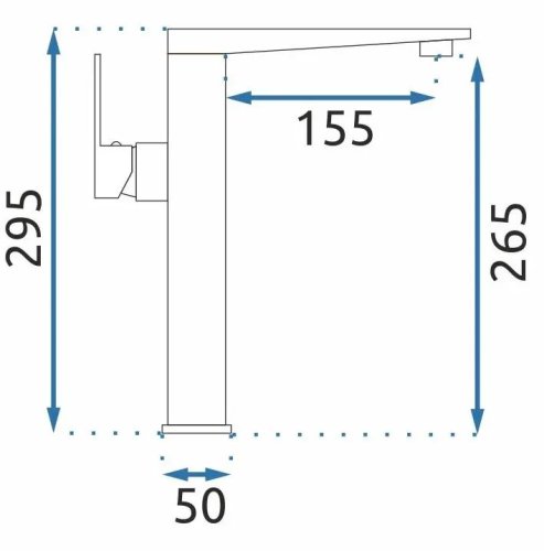 Смеситель для умывальника REA Levi Gold REA-B5137