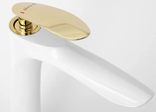 Смеситель для умывальника REA Orbit White Gold REA-B2053