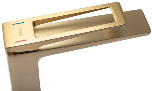 Змішувач для умивальника REA Parker Brushed Gold Low REA-B4809